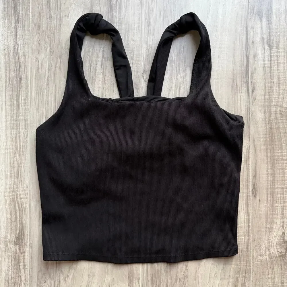 Alo yoga ribbed cropped tank